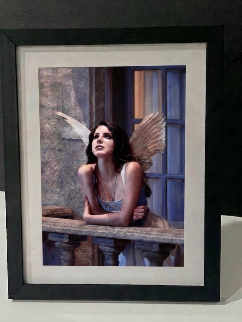 Framed Ethereal Angelic Art Print of Lana Del Rey
